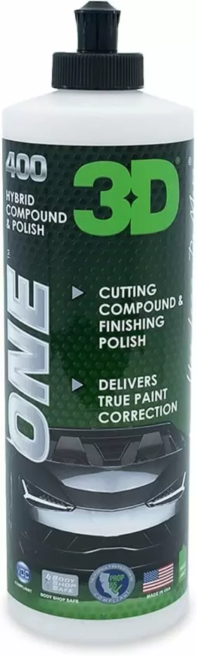 3done 3d Parent One Car Scratch And Swirl Remover - Rubbing Compound Finishing 16oz