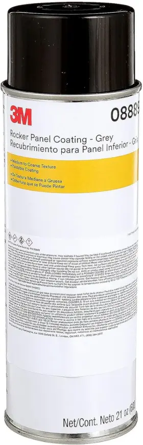 08889 3m Rocker Panel Coating Aerosol Spray 21 Oz Gray Textured Finish Abra