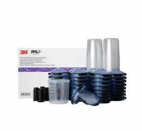 26301 3m Pps 2.0 Spray Gun Cup Lids And Liners Kit 125-micron Filter Stand
