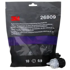 26809 3m Performance Pressure Hvlp Atomizing Head Refill Kit White 0.9 10
