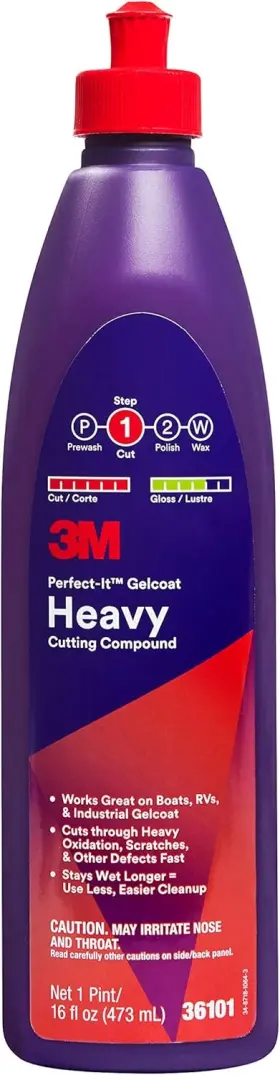 36101 3m Perfect-it Gelcoat Heavy Cutting Compound 1 Pint Fiberglass