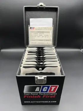 22163 Act Test Panels Llc Powder Coating Smoothness / Orange Peel Visual Standards Set Of 10