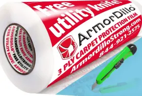 Ad 445000105196 Armordillo Premium Super Thick Heavy-duty Carpet Film 24 Inch X200ft Only-formaldehyd Ad 445000105196 Armordillo Premium Super Thick Heavy-duty Carpet Film 24 Inch X200ft Only-formaldehyd