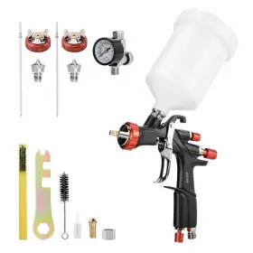 R500 Aeropro 942090361491 Tools Lvlp Air Spray Gun With 1.3/1.5/1.7mm Nozzles And Regulator A61