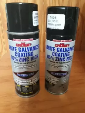 Aervoe 088193070086 Case Of 12 Crown 7008 13oz 65% Zinc-rich Brite Galvanize Coating