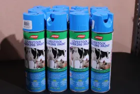 1704 Aervoe Blue Livestock Marking Paint -inverted 20 Oz. 12-pack