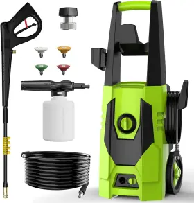 Epw02 Agiiman Electric Pressure Washer - 5000psi Max 3.6gpm Power With 35ft Cord