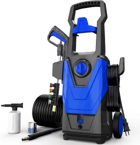 Pw1500bl Agiiman Electric Pressure Washer 5000 Psi Max 3.6 Gpm Power Sapphire