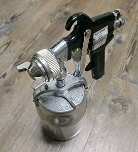 Air Force Professional Afb7s Automotive Painting Spray Gun 1.8mm Nozzle 50-60 Psi