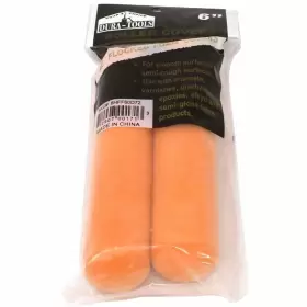 Aleko 703980255261 Mini Foam Paint Roller Covers - 6 Inches 2 Pack For Orange