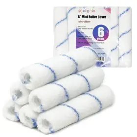 Th10380 Allgala 6 Inch Mini 3/8 Nap Shedless Microfiber Paint Micro Pack Of
