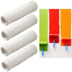 Alltopbargains 795735219072 4 Rolls Paint Roller Refills Covers Painting Replacement Heavy Duty 9 Inch Lot