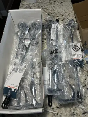 Allway Tools Inc. 030699824229 15 Inch Spiral Mixer Steel Construction Fits 1/2 Drill Lot Of 8