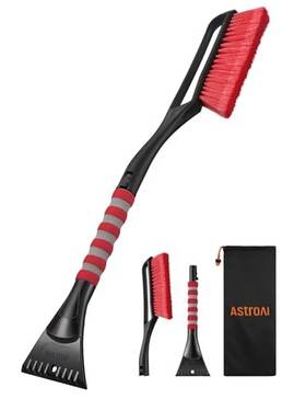 Astroai B07vcjsq47 27 Inch Snow Brush And Ice Scraper For Car Windshield Detachable Scrapers