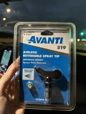 64638 Avanti Airless Reversible Spray Tip Thick 519