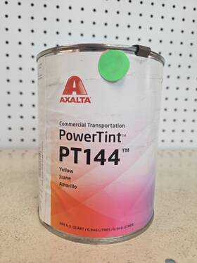 Axalta 012500395487 Commercial Transportation Powertint Pt144 Yellow One Quart