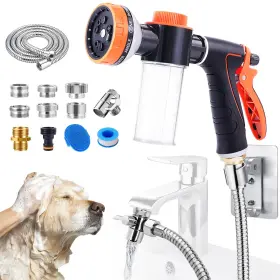 B0d1gfx2b1 Aybbshow Bathtub Faucet Sprayer Attachment For Tub Dog Washing Hose Kit Set