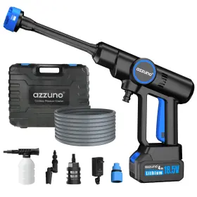 Pwg-0011 Azzuno Cordless Pressure Washer 850psi Portable Blue