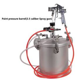 Banfluxion 020083 Paint Pressure Barrel With 3.5 Caliber Spray Gun Commercial Painting 10l/2.6gal