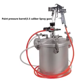 020083 Banfluxion Paint Pressure Barrel With 3.5 Caliber Spray Gun Commercial Painting 10l/2.6gal