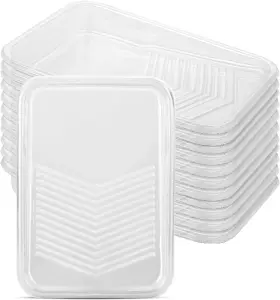 Cars009b401 Bates Choice Bates- Paint Tray Liner 9 Inch 10 Pcs Transparent Pack Clear