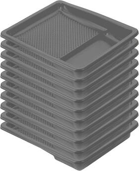 Bates Choice Dhcv010b441vc Bates- Paint Tray Liner 9 Inch 10 Pcs Grey Pans Pack Gray