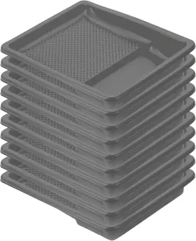 Dhcv010b441vc Bates Choice Bates- Paint Tray Liner 9 Inch 10 Pcs Grey Pans Pack Gray