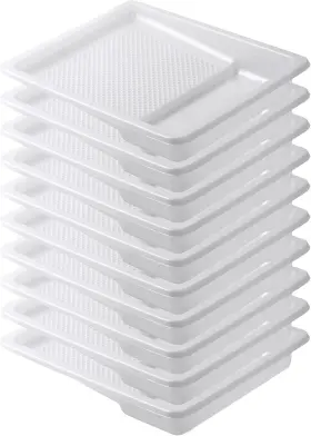 Pl09 Bates Choice Bates- Paint Tray Liner 9 Inch 10 Pack Roller White