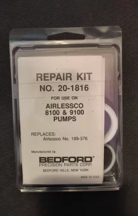189-376 Bedford 20-1816 Repair Kit Rebuild Seals Sprayer Airlessco Brand New