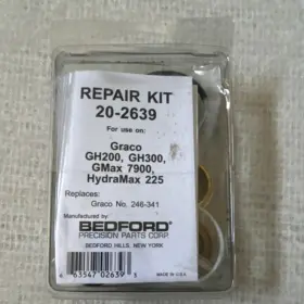 20-2639 Bedford Repair Kit For Graco Gh200 Gh300 Gmax 7900 Hydramax 225