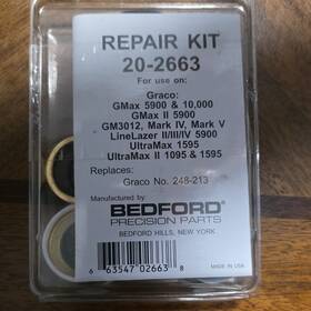 Bedford Precision Parts 20-2663 Repair Kit For Graco Gmax 5900 Repl 248-213