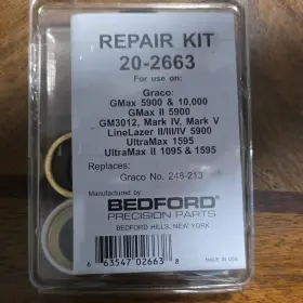 248-213 Bedford Precision Parts 20-2663 Repair Kit For Graco Gmax 5900 Repl