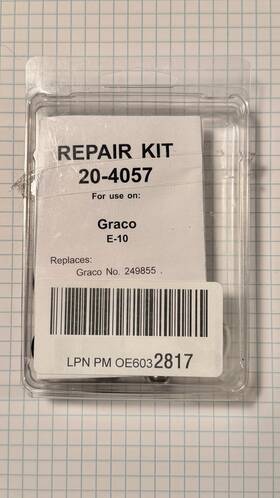 Bedford Precision Parts 20-4057 Repair Kit For Graco E-10 No. 249855