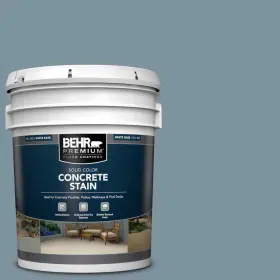 Pfc-54 Behr Premium 400709093592 5gal.#pfc-54 Blue Tundra Solid Color Flat Interior/exterior Concrete Stain