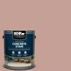Pfc-07 Behr Premium 80001 1 Gal. #pfc-07 Michel Rose Solid Color Flat Interior/exterior Concrete Stain