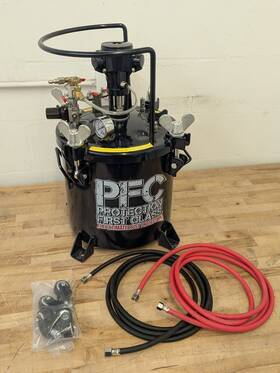 Berkebile Bpfc-prosys5 2 Pressure Pot System 5 Gal. Tank 90 Psi Max