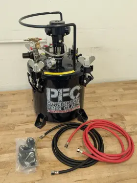 Bpfc-prosys5 Berkebile 2 Pressure Pot System 5 Gal. Tank 90 Psi Max
