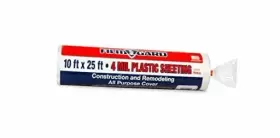 626170 Berry Global Inc Consumer Plastic Sheeting 10 Width X 25 10ft 25ft 4 Mil Clear