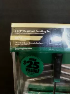 Best 077089173604 6 Piece Professional House Painting Set Kit Smooth To Semi Surfaces