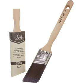 784468 Best Look 009326770604 1.5 Inch Angle Polyester Paint Brush