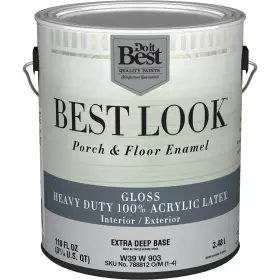 W39w00903-16 Best Look 1 Gal. Extra Deep Base Heavy-duty Acrylic Latex Gloss Porch And Floor