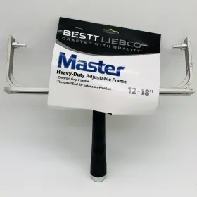 509121800 Bestt Liebco Long Adjustable Paint Roller Frame 12-18 Inch W X 10 L