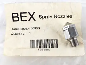 8gs3001.4 Bex 1/8gs3001.4 New Narrow Spray Pattern Nozzle 303 Stainless Steel 30 Full