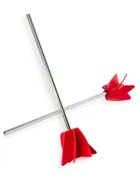 Bicafa 739713398066 2packs 1 Gallon Paint Mixer For Drill Works With All 3/8 Inch And Larger Dril