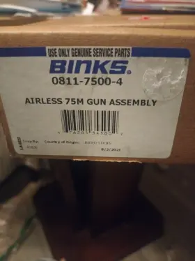 0811-7500-4 Binks 75m - Airless Spray Gun Assembly 7500 Psi