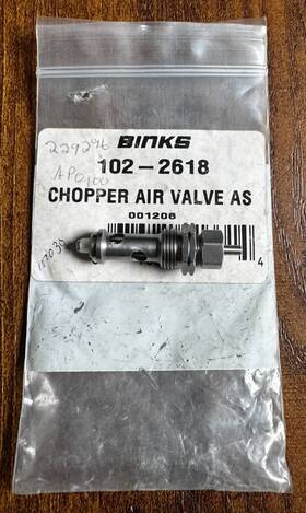 Binks 102-2618 Chopper Air Valve Assembly