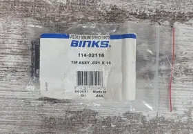 114-02116 Binks - Tip Assembly .021 X 16 Inch