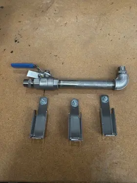 183-3001 Binks Bottom Outlet Kit For 183g And 183s Asme Code Tanks - 5 10 15 Gallon