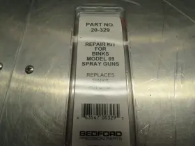 20-329 Binks Aftermarket Repair Kit Model 69 Gun