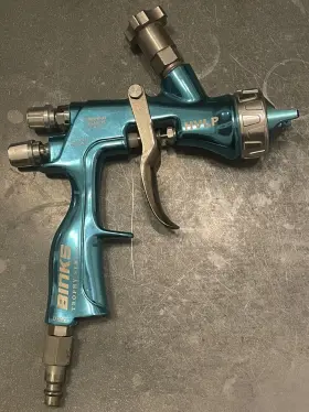 2466-18hv-32sg Binks Trophy Gravity Feed Hvlp Spray Gun With 1.4mm Nozzle And Pps Adapter